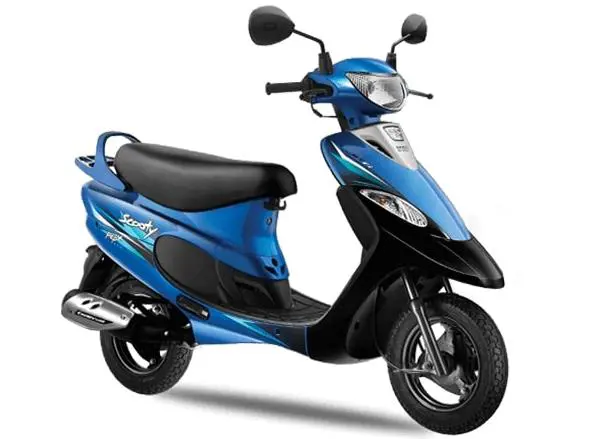 TVS Scooty Pep+ in Nero Blue Color