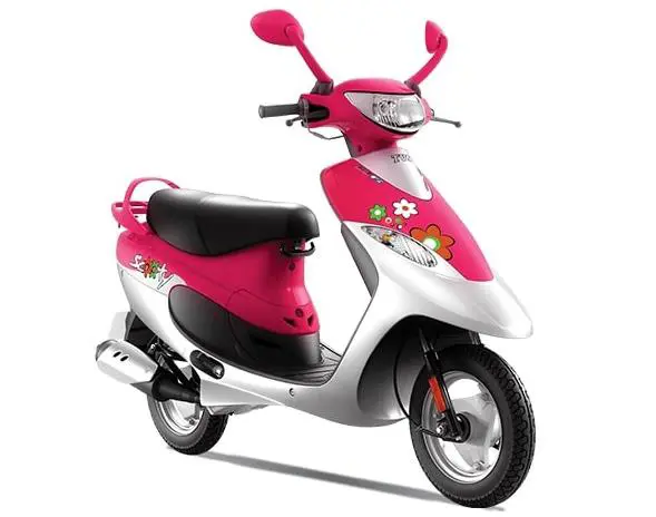 TVS Scooty Pep+ in Princess Pink Color