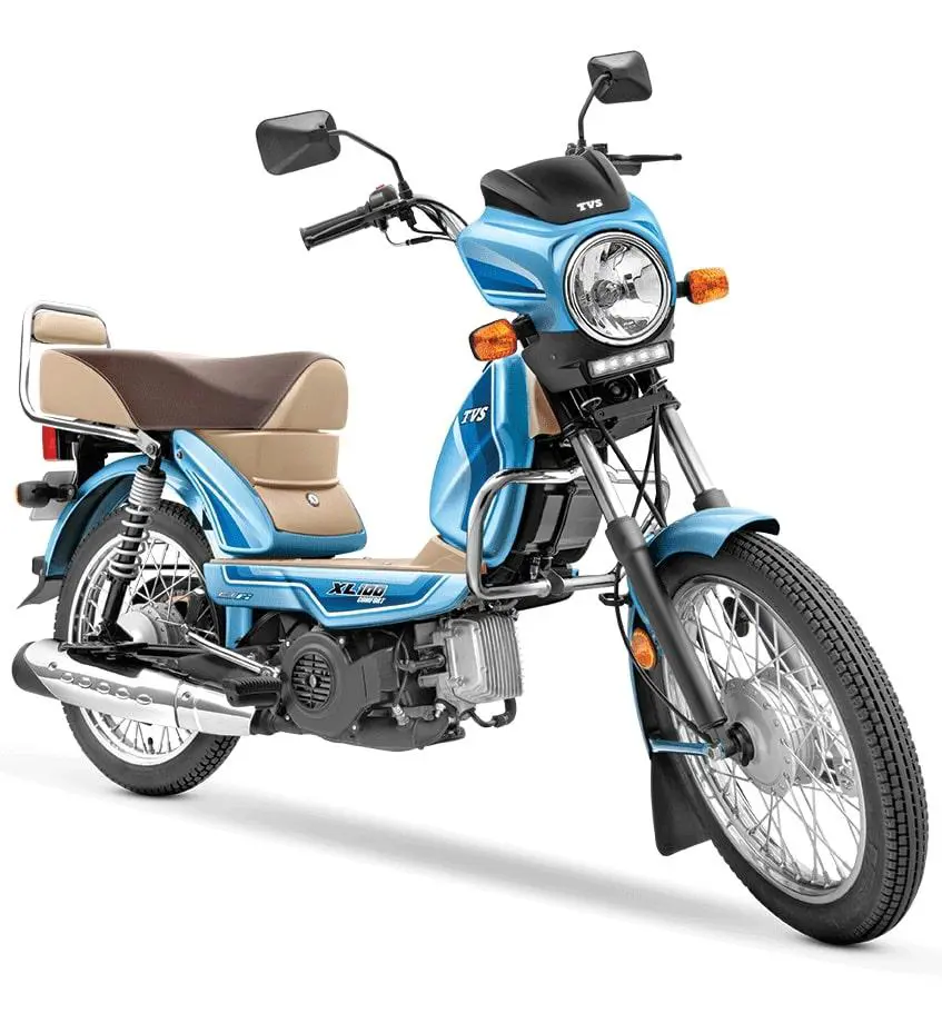 TVS XL100 Comfort Front 3-Quarter View