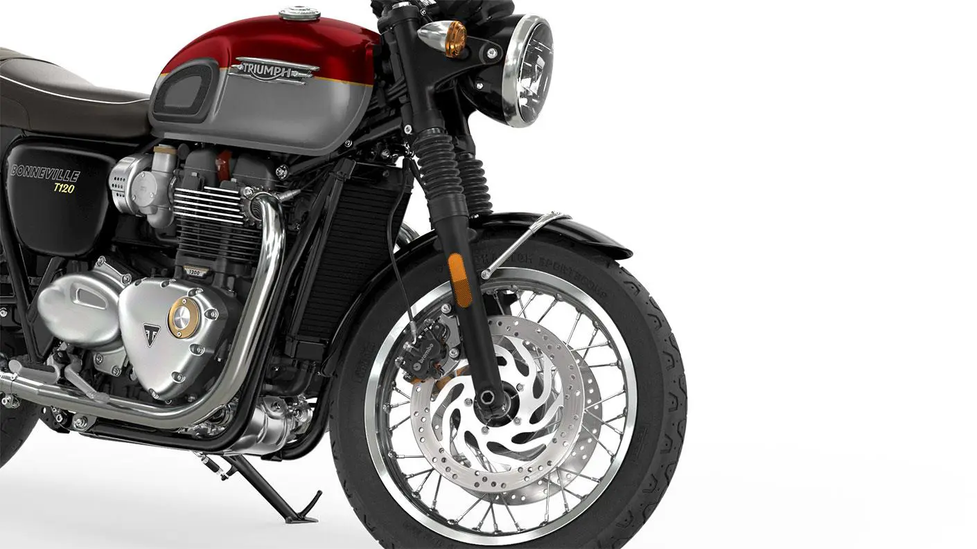 Triumph Bonneville T120 Dual Front Disc Brakes