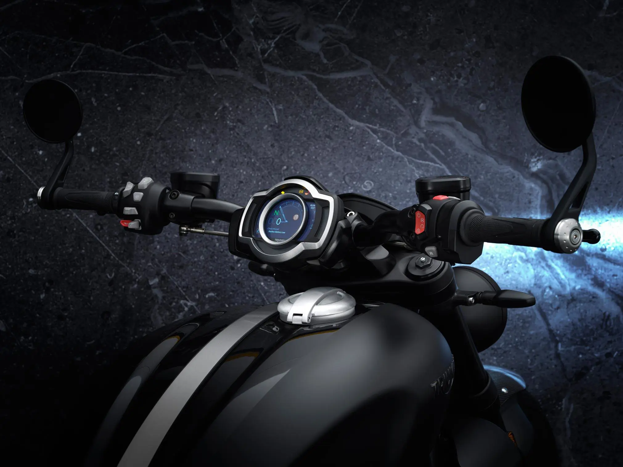 Triumph Rocket 3 R Black Instrument Console