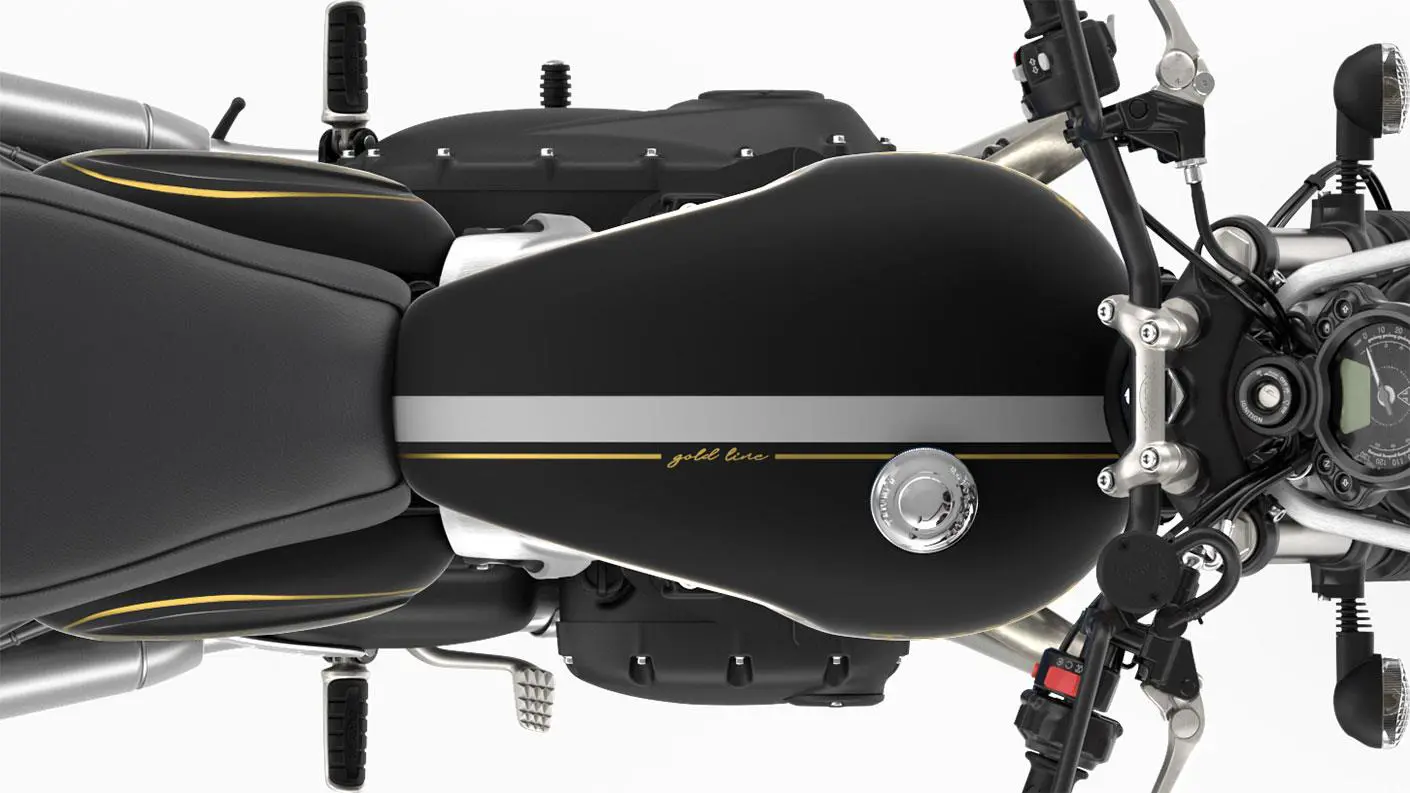 Triumph Street Twin Gold Line Top View
