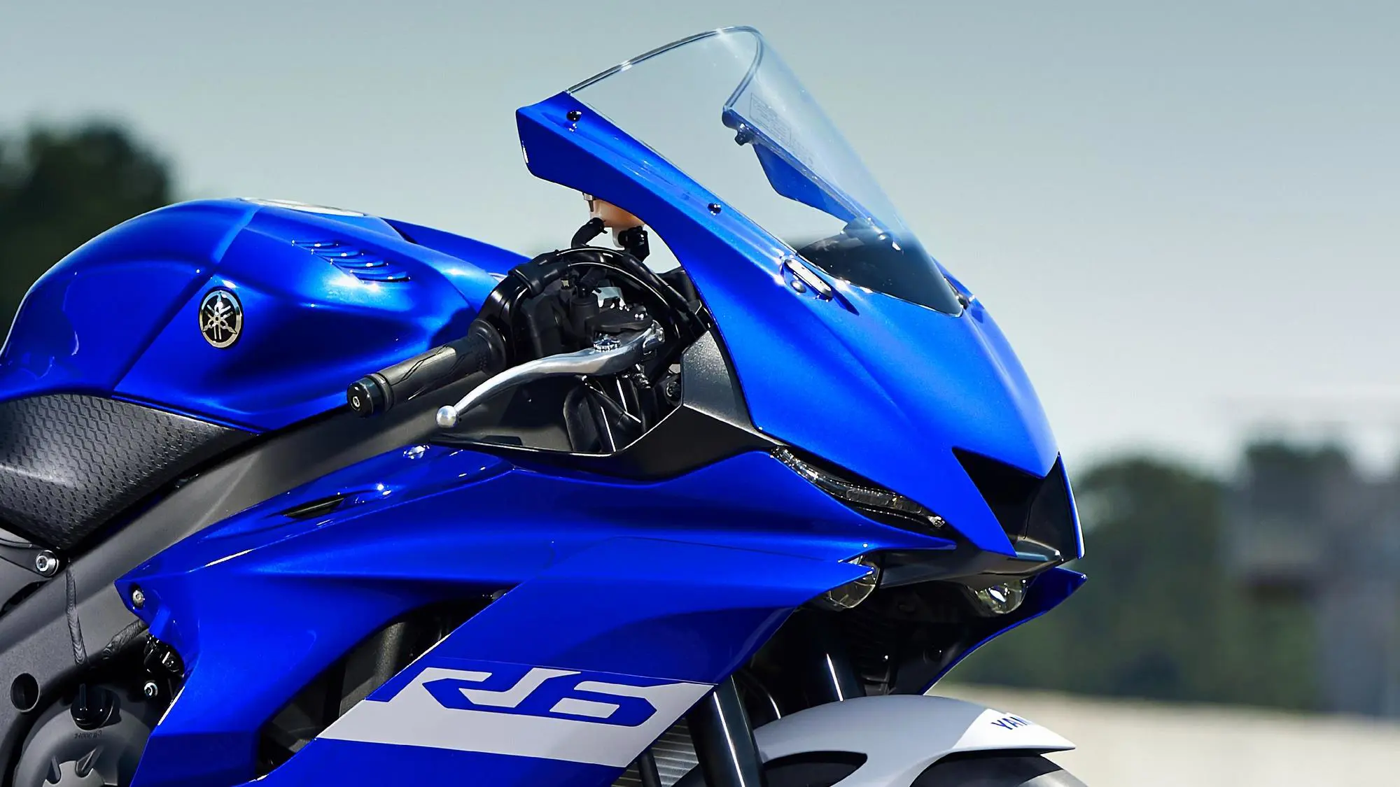 Yamaha R6 Closeup Shot