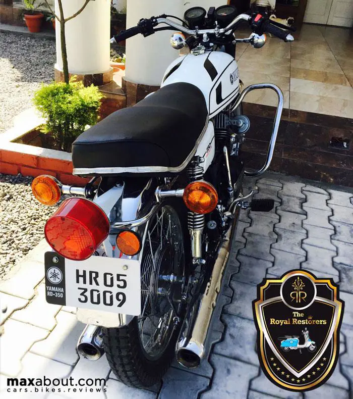 Yamaha RD350 Rear View
