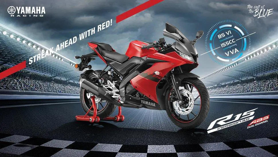 Yamaha R15 V3 Metallic Red ₹157,600 ₹197,700, Specifications