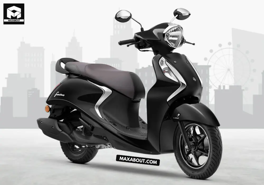 125 Black Colour Fascino Bike Colours 2021 Yamaha Fascino ₹80,750