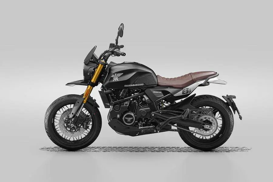 Moto Morini Seiemmezzo Graphite Black Side View