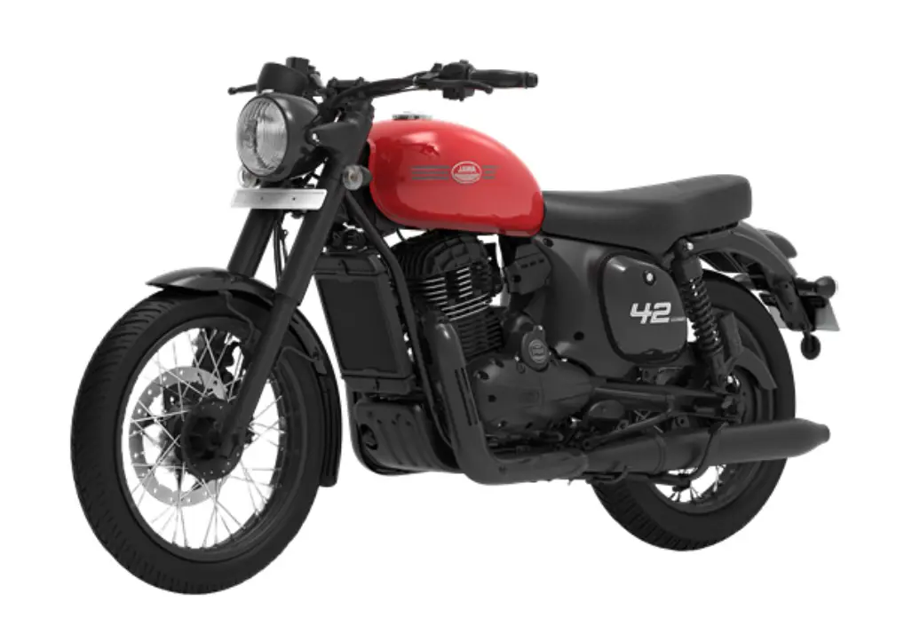 Jawa 42 Ver 2.1 Voyager Red Price, Specs, Top Speed & Mileage in India