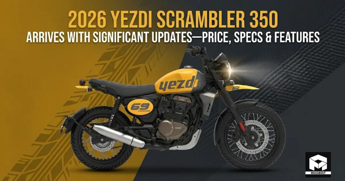 2026 Yezdi Scrambler 350: New Katar Engine & Features at ₹1.99 Lakh