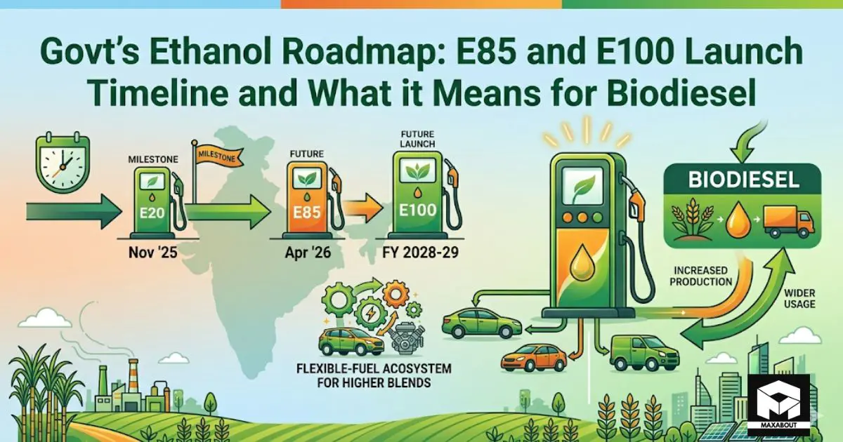India's Ethanol Roadmap: E85 & E100 Timeline Explained