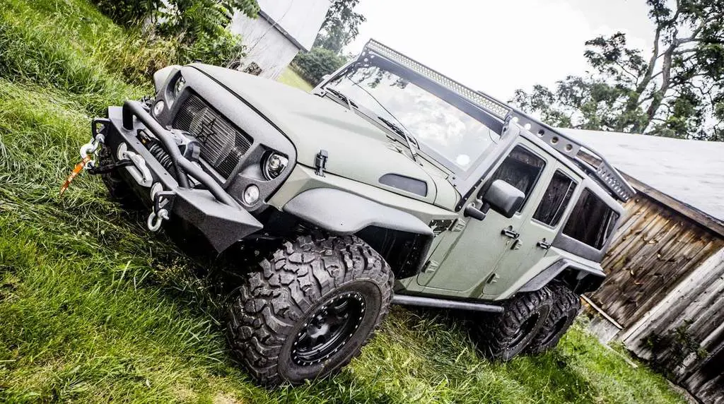 This Jeep Wrangler 6x6 Custom from China is Truly Insane!
