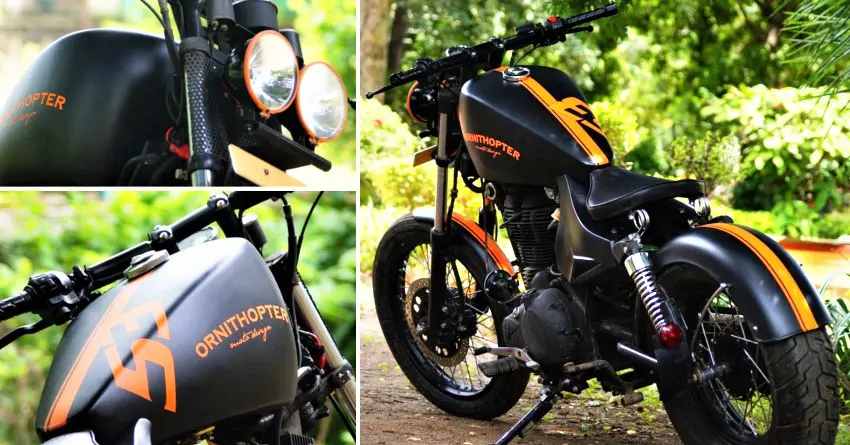 Custom Royal Enfield Electra 350 by Ornithopter Moto Design
