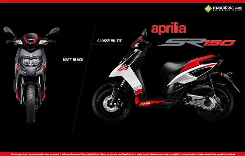 Aprilia SR 150: Complete City-Wise Price List