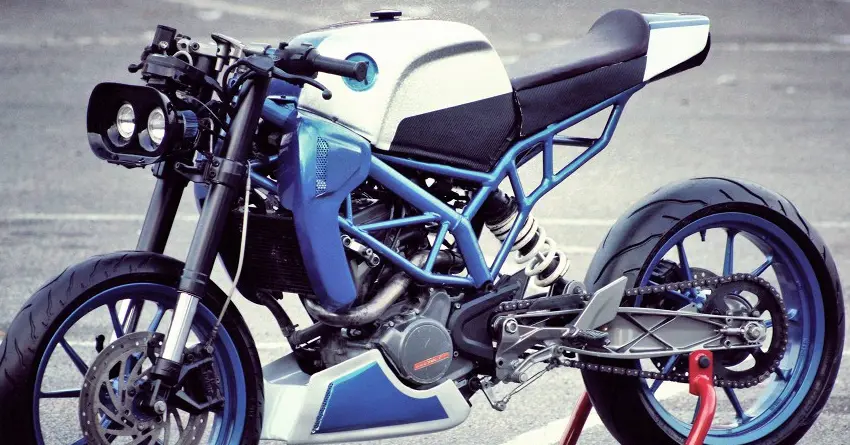 Meet KTM Sonic 200 (Modified Duke 200) by Inline3 Custom Motorcycles