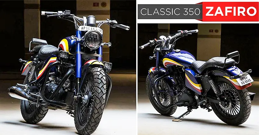 Royal Enfield Classic 350 Zafiro by EIMOR Customs