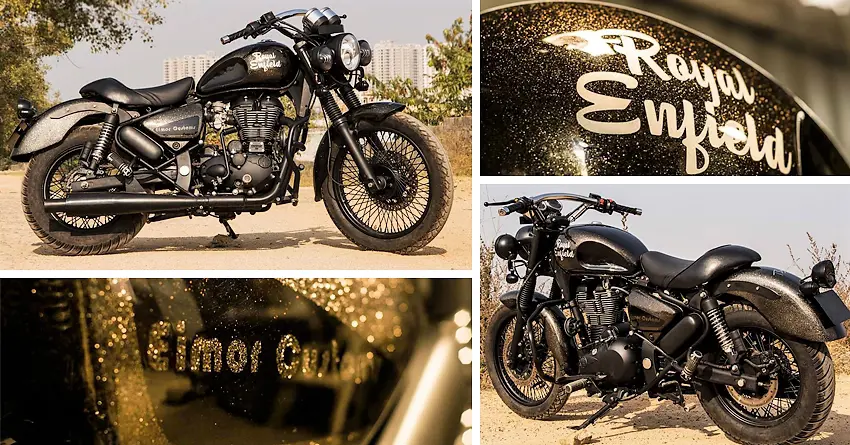 Royal Enfield Thunderbird 350 Gold Stone Edition by EIMOR Customs