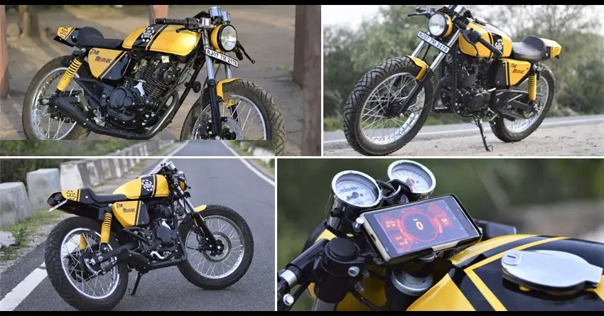 Modified Bajaj Pulsar 150 'The Maniac' by The Hustler Moto