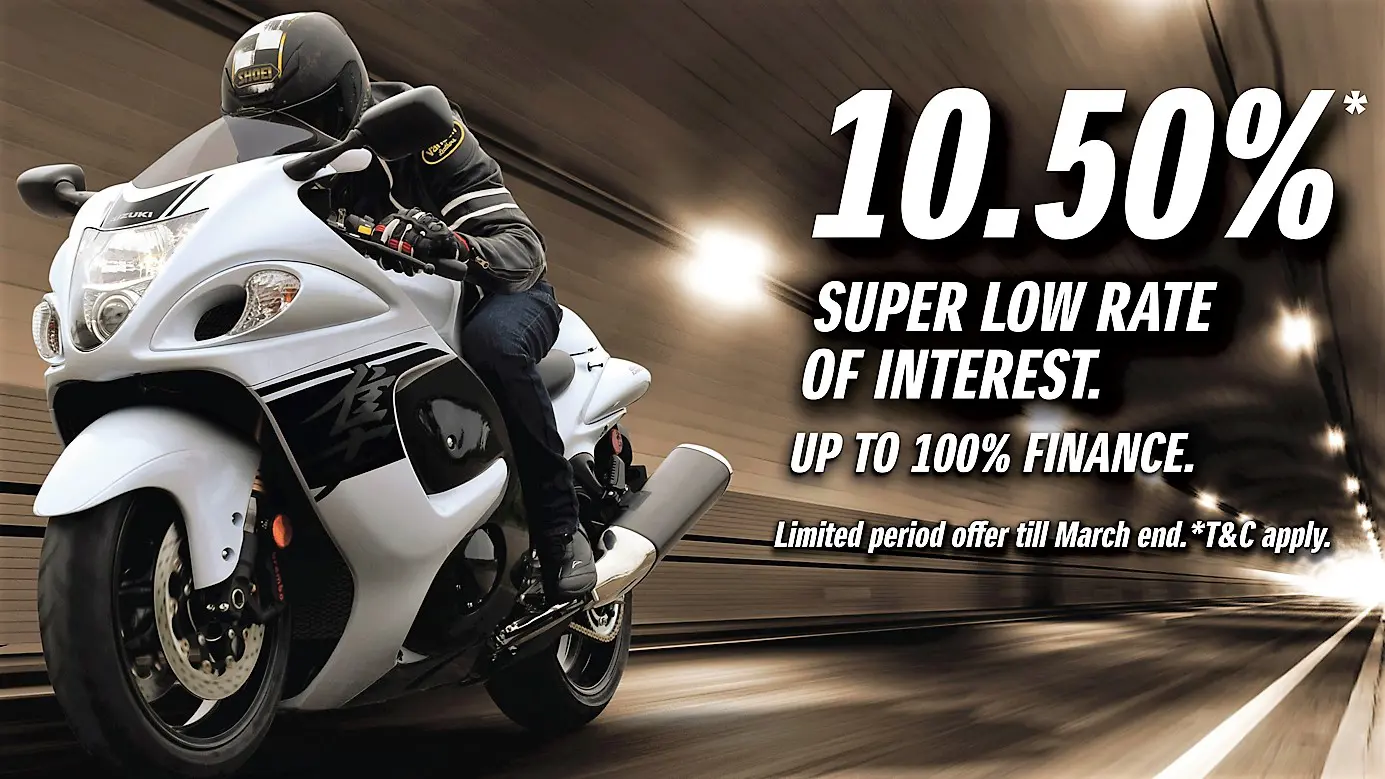 Suzuki Offering Super Low Interest Rates on Superbikes