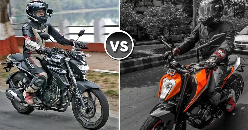 Yamaha FZ25 vs. KTM Duke 250 Comparison Video by Rahul Mazumder