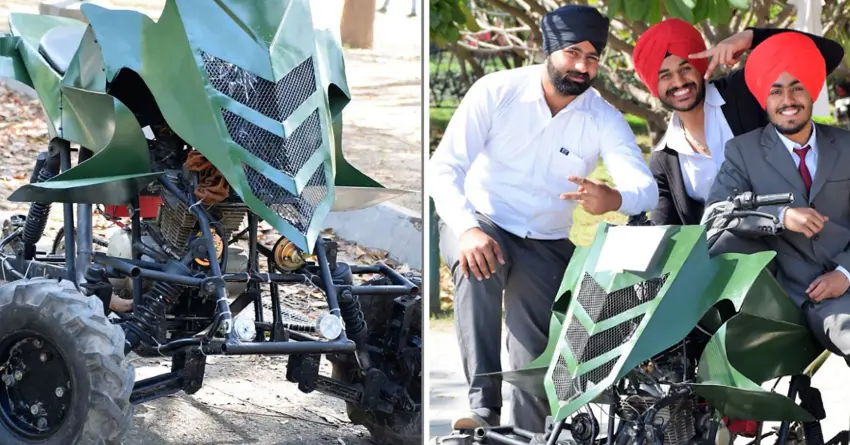 Custom-Made ATV Powered by Hero Karizma's 223cc Engine