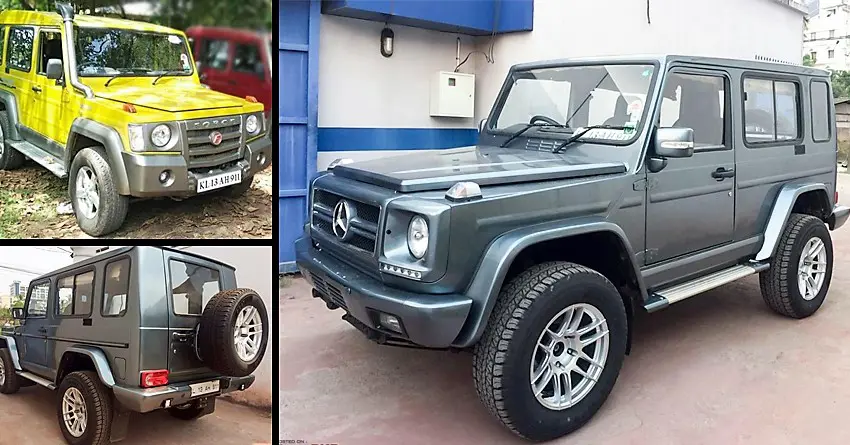 Force Gurkha Modified to Look Like a Mercedes-Benz G-Class