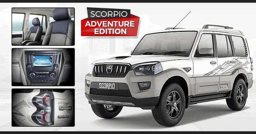 Mahindra Scorpio Adventure Edition Launched @ INR 13.10 lakh