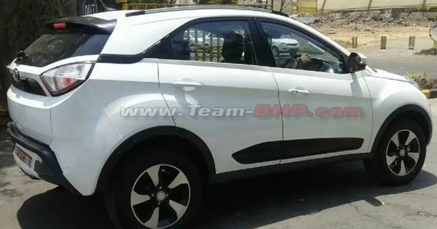 Tata Nexon SUV Spied Undisguised in India