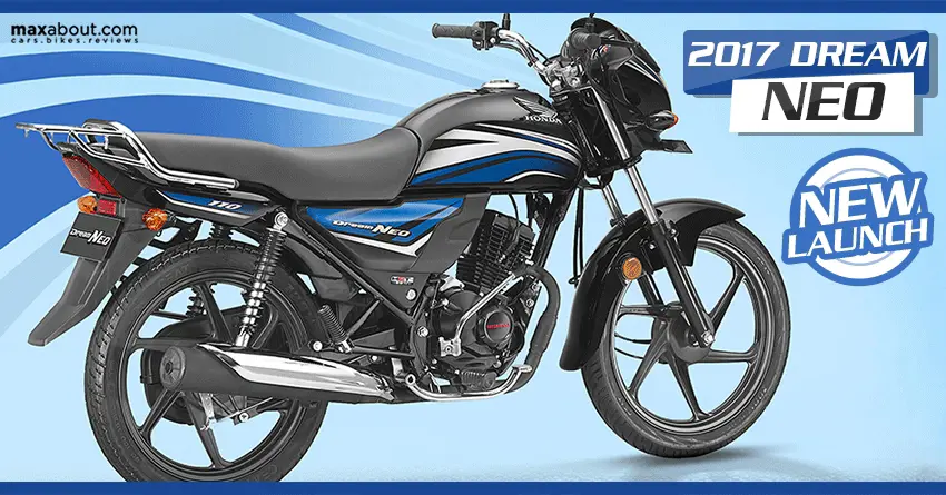 2017 Honda Dream Neo Launched in India @ INR 50,087