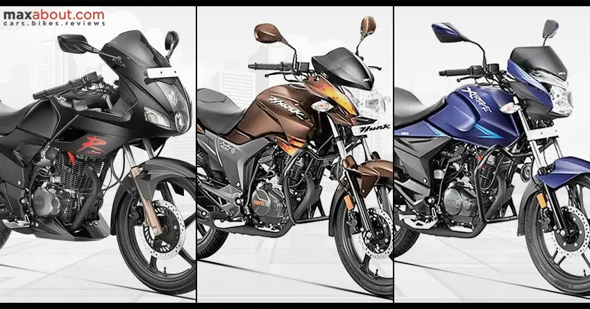 Hero Karizma R, Hero Hunk & Hero Xtreme Discontinued