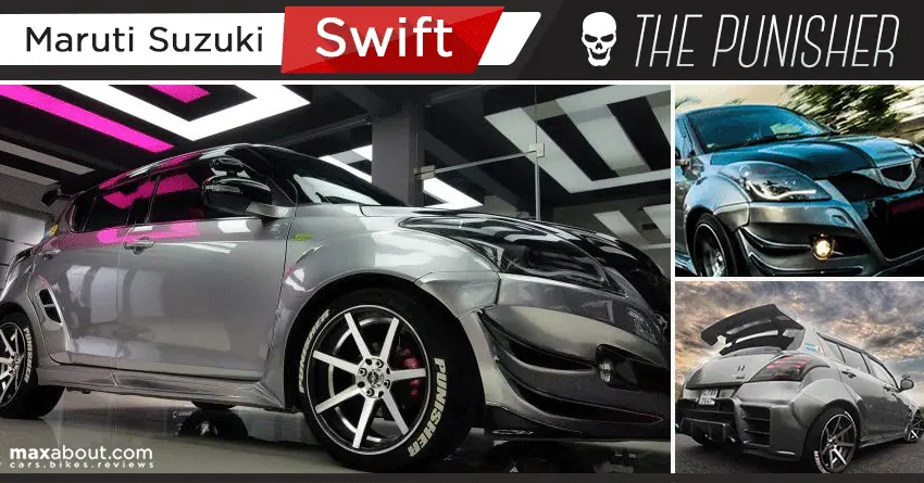 Steven Raju's Impressively Modified Maruti Swift 'The Punisher'