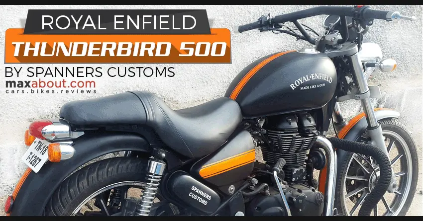 Tastefully Modified Royal Enfield Thunderbird 500 by Spanners Customs