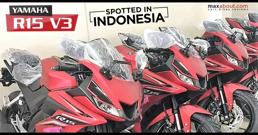 Update: Yamaha R15 Version 3 Spotted at a Dealership in Indonesia