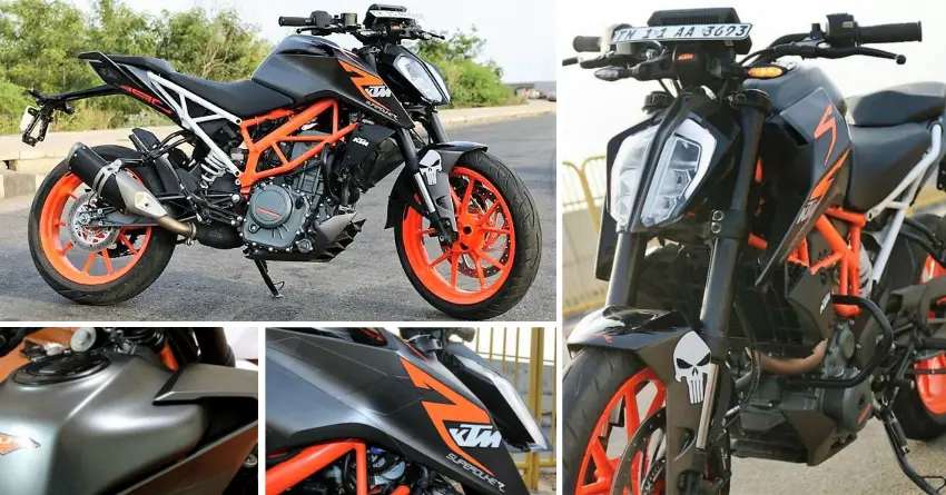 Meet Matte Black KTM 390 Duke by A-Wraps (Chennai)