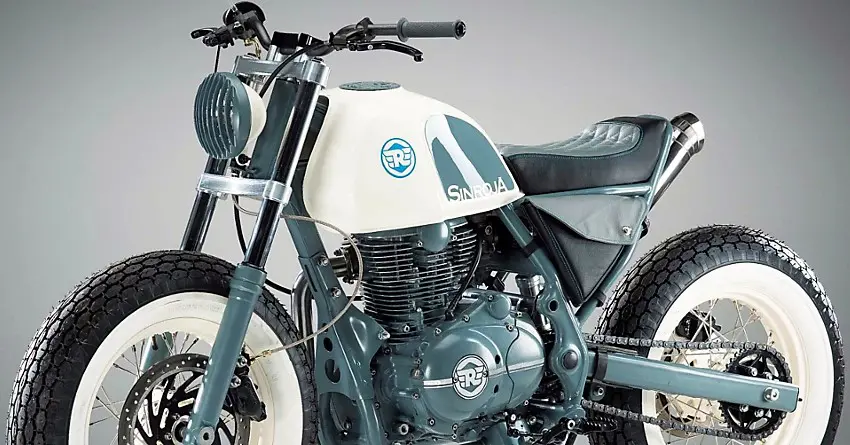 Royal Enfield 'Gentleman Brat' by Sinroja Motorcycles (UK)