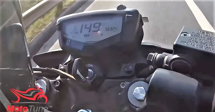 TVS Apache RTR 200 Top Speed [149 kmph] Video by MotoTune