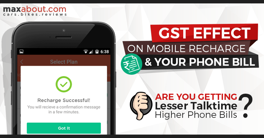 Effect of GST on Mobile Recharge & Your Phone Bill