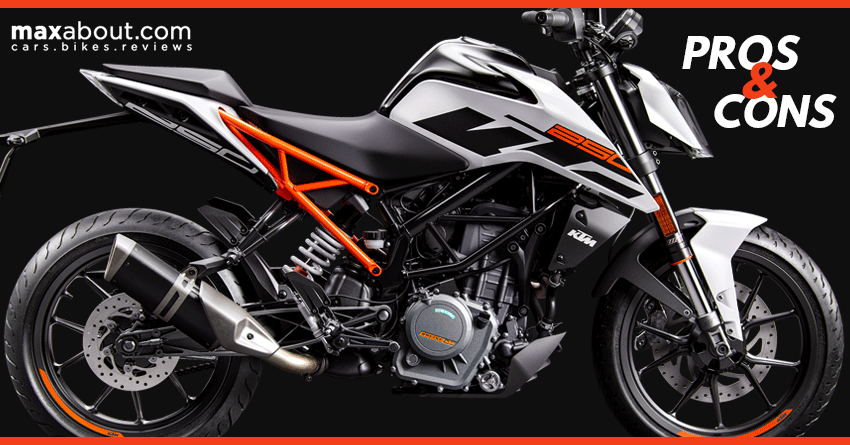 Complete List of Pros & Cons of KTM 250 Duke Street Fighter