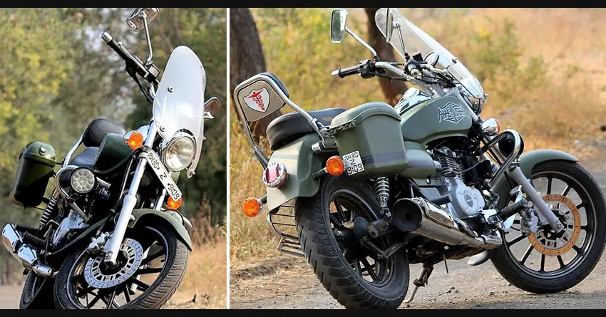 Bajaj Avenger 220 'Army Green' by Mohammad Muslehuddin