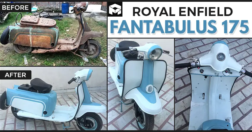 Meet 175cc Royal Enfield Fantabulus Scooter Restored by the 'Royal Restorers'