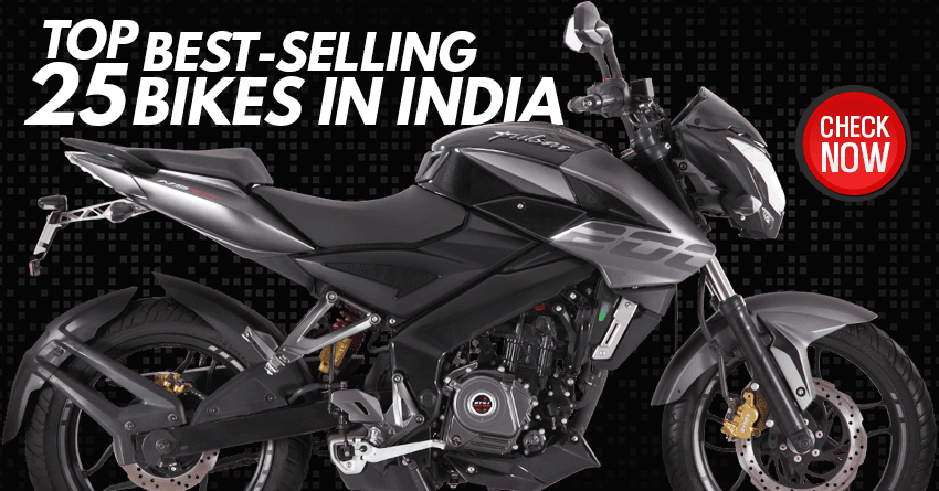 Top 25 Best-Selling Bikes in India [June 2017]