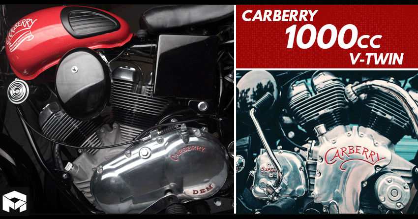 Carberry Double Barrel 1000cc Engine Launched @ INR 4,96,000