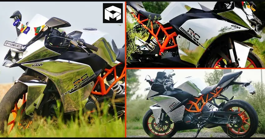 KTM RC 200 'Chrome Edition' by Krishna Stickers (Meerut)