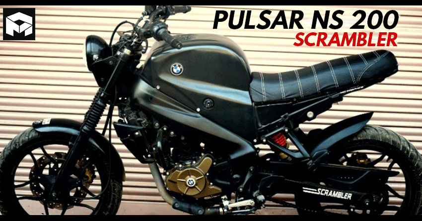 Bajaj Pulsar NS200 Scrambler by Motorland Customs