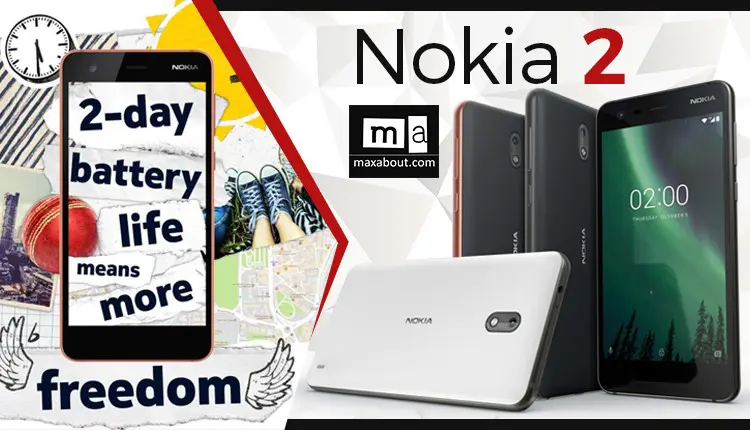 Nokia 2 Launched in India @ INR 6,999