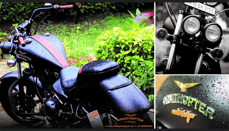 Meet Royal Enfield Electra Charcoal Edition by Ornithopter Moto Design