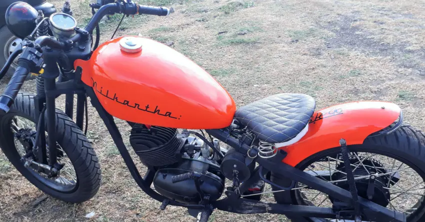 Kamandalam Bobber by Nilkantha Motorcycles (Based on 1986 Escort Rajdoot)