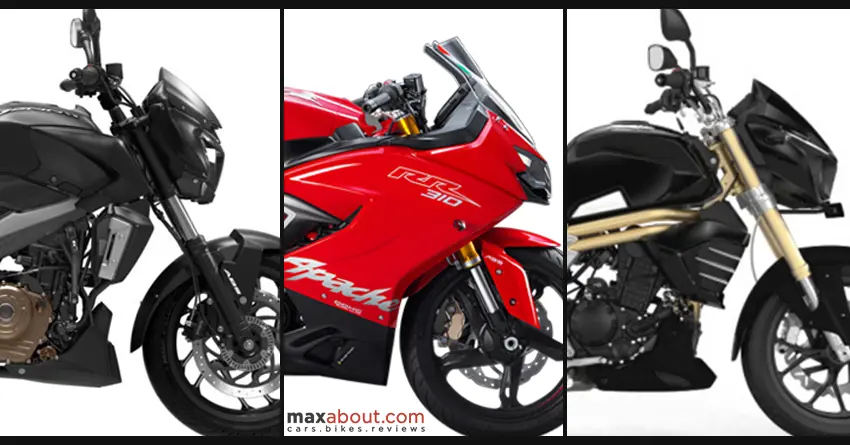 Bajaj Dominar vs. TVS Apache RR 310 vs. Mahindra Mojo 300