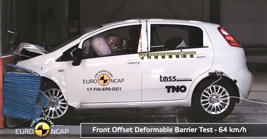 Fiat Punto Gets Zero Stars in Euro NCAP Crash Tests