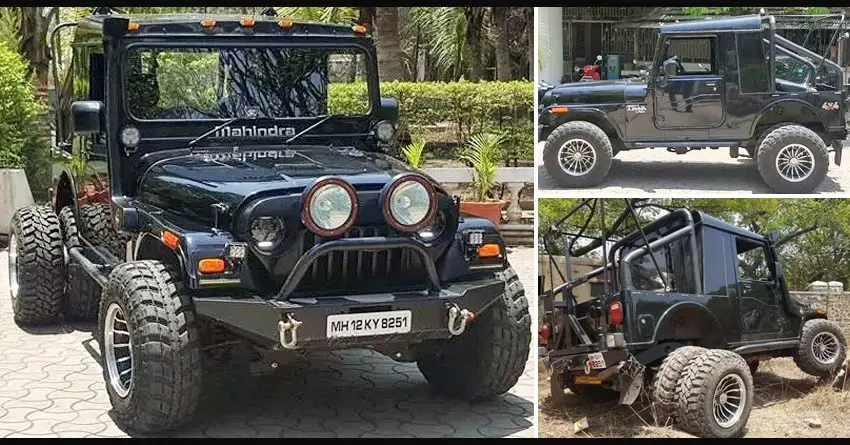 Modified Mahindra Thar SUV by Grizzly Motor Works (Pune)