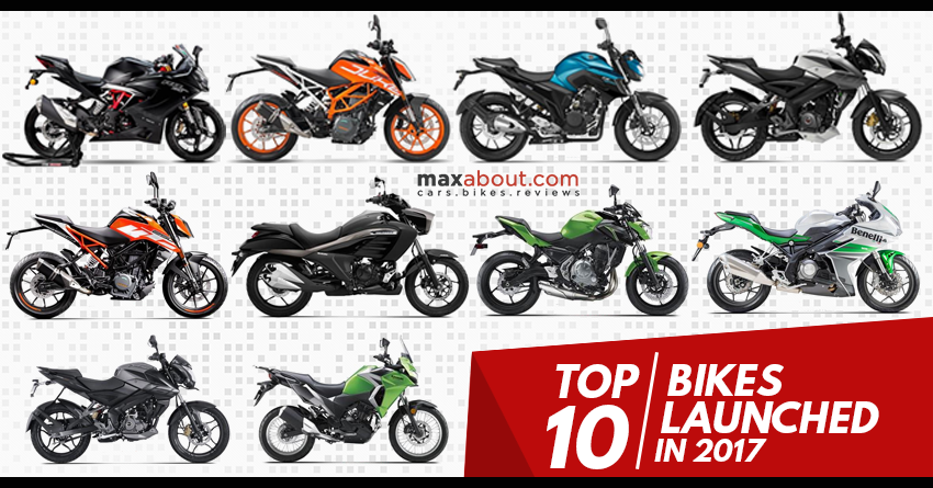 Top 10 Bikes Launched in 2017 (Priced Under INR 5 Lakh in India)